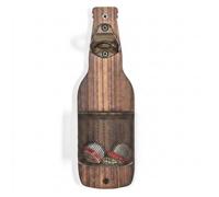 Ouvre-bouteille mural vintage avec panier de rangement, ouvre-bouteille créatif, décoration pour comptoir de cuisine ou bar