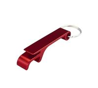 Ouvre-bouteille, Ouvre-bouteilles 100 PCS Porte-clés en métal Ouvre-bière Chaîne de porte-clés aluminium(Red)