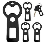 Ouvre-Bouteille, Porte-Clés Multifonctionnel Compact, Ouvre-Boîtes et Décapsuleur pour Clés de Voiture, Pour Adultes Conduite Voyage Cuisine Fête Camping Plage Randonnée Bagages Sacs à Dos