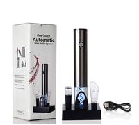 Ouvre-Bouteille Td® Ouvre-Bouteille Électrique Ouvre-Bouteille De Vin Rouge En Métal Ouvre-Bouteille Automatique De Vin