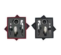 ouvre Bouteille, Tire-bouchon, Ensemble D'ouvre-bouteille De Vin, Ouvre-bouteille De Vin Rouge Manuel Avec étui Classique,Ouvre Bouteille de vin Ensemble d'accessoires pour Le vin (noir)