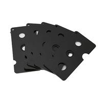 Ouvre-bouteille universel pour huiles essentielles, forme rectangulaire plate, outil d'ouverture précis avec trous précis pour bouchons de billes pour rouleau