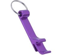 Ouvre-bouteille violet en aluminium - Mini décapsuleur en aluminium - Pour la maison, le pub, les amateurs de bières, tire-bouchons, bar et outils à vin
