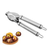 Ouvre-châtaigne, pince à noix | Ouvre-pince en noyer en acier inoxydable, Ripper pour châtaignes, décortiqueur pour casse-noisette avec poignée antidérapante, outil pour éplucher les noix portable