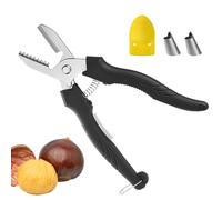 Ouvre-châtaigne portable, clip pour châtaignes écrou | Kit craquelins en acier inoxydable,Coupeur de châtaigne avec poignée ergonomique pour châtaignes, noix, noix,