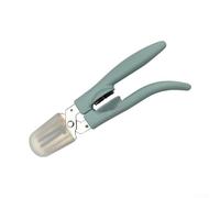 Ouvre-coquille de châtaignier en acier inoxydable avec lame dentelée, pince casse-noisette portable pour châtaignes, noix et fruits secs, gadget de cuisine (bleu)