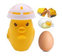 Ouvre-coquille d'œuf Poule drôle et mignonne, gadget de cuisine | Séparateur Blanc et Coupe-Œuf pour Œufs Durs et Crus Petit-Déjeuner Maison Cuisine Appartement Dortoir Camping Pique