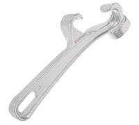 Ouvre-couvercle de Tonneau en Aluminium, Outil Compact pour Conteneurs | Prise Confortable, Usage Simple, Gain de Temps ’effort, Finition Argenté, pour Couvercles de Seau