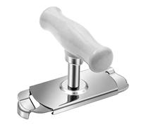 Ouvre-couvercle réglable en acier inoxydable | Outil léger et robuste de 100 g avec poignée antidérapante pour différentes tailles de bocaux et bouteilles Gadget portable pour la maison, le camping et