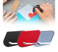 Ouvre-enveloppes, coupe-papier cadeau amélioré avec lame dissimulée, ouvre-enveloppe pour bureau, coupe-lettres, outil d'ouverture de courrier (couleur B)