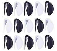 Ouvre-enveloppes - Paquet de 15 - Ouvre-lettres/découpeuse de lettres - Lame pointue - Rapide, sûre et facile - Insérez-le et faites-le glisser - 8x Noir + 7x Blanc - Outil de bureau essentiel