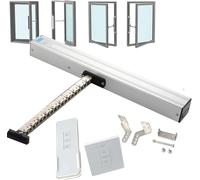 Ouvre-fenêtre électrique 24 V avec télécommande et interrupteur 300 mm-800 mm Course parfaite pour puits de toit, serres, ventilation de toit et gestion du flux d'air