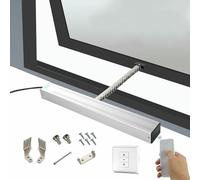 Ouvre-fenêtre électrique automatique 24 V avec télécommande et interrupteur mural, actionneur de chaîne pour fenêtre de toit et aérations de toit, voyage de 300 à 1000 mm, force maximale de 400 N