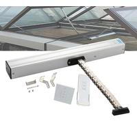 Ouvre-fenêtre électrique avec télécommande - Course réglable pour fenêtres de toit et ventilation de serre, installation facile pour domotique et circulation d'air efficace