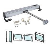 Ouvre-fenêtre électrique avec télécommande, double couche silencieuse, design de chaîne motorisé (moteur 24 V, 600 mm) pour une ventilation facile