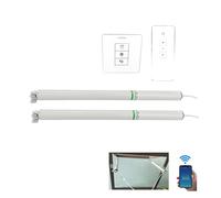 Ouvre-fenêtre électrique intelligent, wi-fi, Tuya, lucarne automatique, vis, moteur de fenêtres for les grands bâtiments d'aéroport, 400mm,Durabilité par tous les temps(Kit3 tuya)