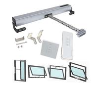 Ouvre-fenêtre électrique motorisé avec télécommande, double couche silencieuse, moteur 24 V, longueur 700 mm, fermeture automatique de fenêtre pour la maison et le bureau