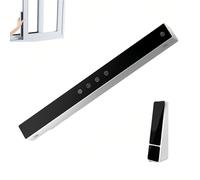 Ouvre-fenêtre intelligent sans fil avec capteur de pluie, contrôle par application, alimentation solaire/alimentation de type C, fonctionnement automatique et manuel pour la maison et le bureau