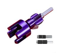 Ouvre-filetage interne robuste 4 points 6 points pour tuyaux en plastique PVC et tuyaux PPR adapté pour une utilisation avec des perceuses électriques manuelles en plomberie (F)