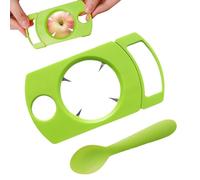 Ouvre-fruits de la passion en acier inoxydable - Accessoire de cuisine ergonomique pour éplucher les fruits de la passion avec cuillère - Appareil à ouvrir pour restaurant, fête, réunion sociale