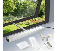 Ouvre-grille d'aération électrique 24 V avec télécommande, actionneur 600 N pour auvent, fenêtres et puits de toit, solution antivol pour maison intelligente, ventilation automatique des fenêtres