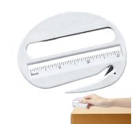 Ouvre-lettre - Cutter portable pour enveloppes et lettres - Coupe avec lentille d'agrandissement | pour maison voyage en plein air, dortoir d'affaires, travail studio