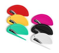 Ouvre-lettre Tiergrade 6 pièces, découpeuse de courrier d’enveloppe sûre avec rasoir, ouvre-boîte Coupe-papier, idéal pour le bureau à domicile