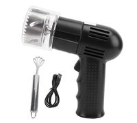 Ouvre-noix de coco automatique, outil d'ouverture de perforateur de noix de coco électrique en acier inoxydable 304 outils d'ouverture de cuisine pour jeunes et matures (noire)