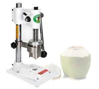Ouvre-Noix De Coco Commercial,Machine Manuel En Acier Inoxydable Pour Ouvrir Rapidement Les Coco Vertes,Design élégant Et Robuste,Facile à Nettoyer,Blanc/Noir,White