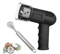 Ouvre-noix de coco électrique avec foret en acier inoxydable pour un retrait facile des coquilles, idéal pour une utilisation commerciale dans les magasins et les marchés