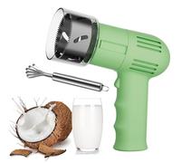 Ouvre-noix De Coco électrique Avec Grattoir à Noix De Coco, Ensemble D'outils D'ouverture De Noix De Coco Portable, Livré Avec Protège-lame, Foret De 6 Cm De Diamètre,une Clé Pour Ouvrir Noix Coco
