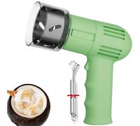 Ouvre-noix de coco électrique - Poignée antidérapante portable réutilisable pour un retrait facile des coquilles dans un magasin ou un restaurant