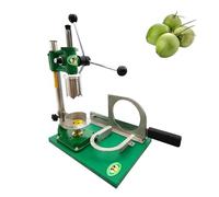 Ouvre-noix de coco manuel 2 en 1 pour une utilisation commerciale en cuisine, ouvre et épluche efficacement les jeunes noix de coco fraîches