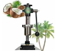 Ouvre-noix de coco manuel, machine à noix en acier inoxydable, ouvre-noix commercial, for usage domestique et(Black)
