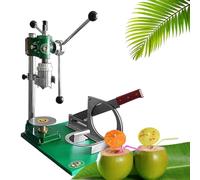 Ouvre-noix de coco manuel simple/trois avec 1 couteau, machine d'ouverture de trou de noix de coco en acier inoxydable, outil de cuisine pour la cuisine du bar à domicile Noix de coco fraîches Three