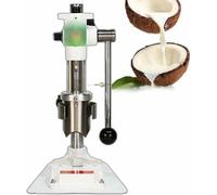 Ouvre-noix de coco Outil de perçage vertical for noix coco, machine manuelle d'ouverture magasin fruits, avec bague d'étanchéité réglable, ouvrir les(White)