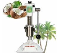 Ouvre-noix de coco Ouvre-noix de coco manuel, machine à noix en acier inoxydable, ouvre-noix commercial, for usage domestique et(White)