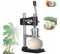Ouvre-noix de coco Ouvre-noix de coco réglable, manuel, vertical, for fruiterie et maison(Black)