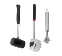 Ouvre-noix de coco - Perforatrice et grattoir pour écorces de fruits, kit ouvre-noix de coco manuel | Pour cuisine, pique-nique, camping, appartement, maison, activités extérieures