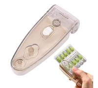 Ouvre-Pilule Distributeur de Comprimés | Extracteur De Comprimés Sans Contact pour Personnes Âgées aux Mains Faibles pour Emballage Blister à Domicile et