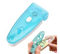 Ouvre-pilules pour infirmières - Boîte à comprimés portable, sans contact, outil d'extraction de comprimés pour personnes âgées, maison, hôpital, pharmacie, soins de santé quotidiens