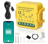Ouvre portail connecté Zigbee, ouvre-porte de garage intelligent avec application Tuya & Smart Life, ouverture portail connecté compatible avec Alexa & Google Assistant, hub non inclus