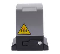 Ouvre-portail coulissant, puissance 370W, fonction télécommande, GRIS