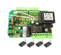 Ouvre-portail, Large utilisation ouvre-porte coulissante unité de commande moteur contrôleur carte PCB plaque électronique(4 keys with board)
