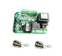 Ouvre-portail, Large utilisation ouvre-porte coulissante unité de commande moteur contrôleur carte PCB plaque électronique pour portail coulissant(2 remote control kit)