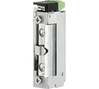 effeff 11805RR-A71 Ouvre-porte de porte en acier inoxydable argenté, universel, compatible avec les serrures et les ferrures courantes, DIN gauche/droit et horizontal