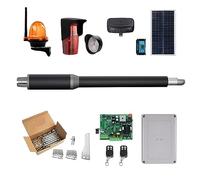 Ouvre-porte automatique à balançoire simple - 10 pieds de long 450 lbs verrouillage électrique avec contrôle solaire Support robuste(Purple)