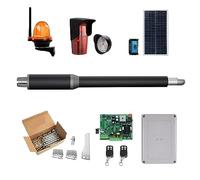 Ouvre-porte automatique à balançoire simple - 10 pieds de long 450 lbs verrouillage électrique avec contrôle solaire Support robuste(Giallo)