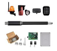 Ouvre-porte automatique à balançoire simple - 10 pieds de long 450 lbs verrouillage électrique avec contrôle solaire Support robuste(Blauw)