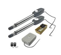 Ouvre-porte automatique à engrenage vis sans fin, robuste, avec caméra IP, moniteur, montre sur téléphone, for porte d'usine de 400KG Entrée de maison et jardin(Kit 4)